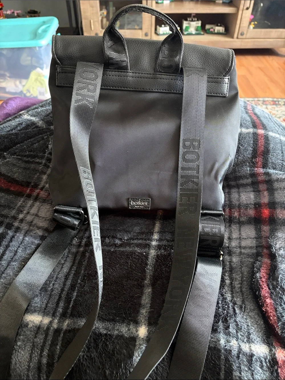 Botkier Black Convertible Backpack - Casual Everyday Bag